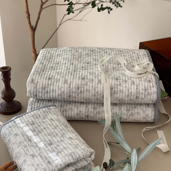 91家纺网 家纺一手货源 找家纺 汇庭 2025新款蔓莎床盖三件套系列-实拍 奥菲莉