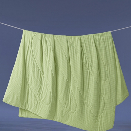 91家纺网 家纺一手货源 找家纺 （总）库里梦家纺 2025新款100%真锦氨无印提花凉感空调被-条纹