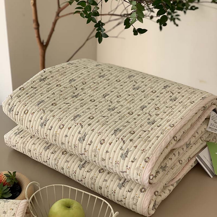 91家纺网 家纺一手货源 找家纺 汇庭 2025新款蔓莎床盖三件套系列-实拍 伽百莉