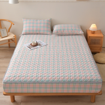 91家纺网 家纺一手货源 找家纺 （总）乐逸2025新款云朵色织全棉床笠