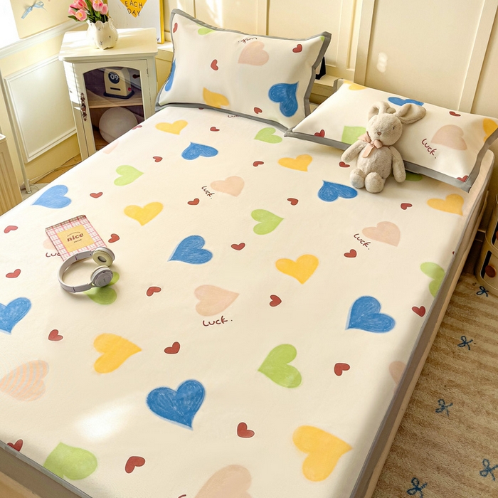 91家纺网 家纺一手货源 找家纺 富馨莱 2025新款床笠款冰藤印花凉席A类抗菌冰丝席支持定制尺寸 心意满满