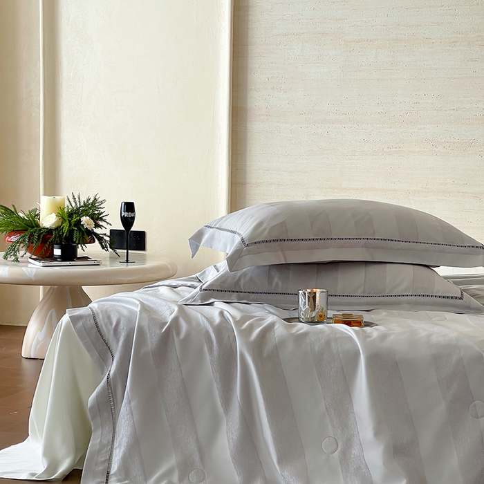 91家纺网 家纺一手货源 找家纺 傲蕾良品 2025新款80s天丝棉色织提花夏被夏凉被空调被 银河落九天