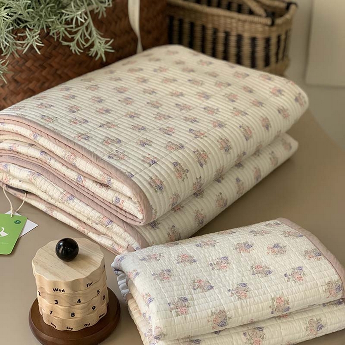 91家纺网 家纺一手货源 找家纺 汇庭 2025新款蔓莎床盖三件套系列-实拍 露娜