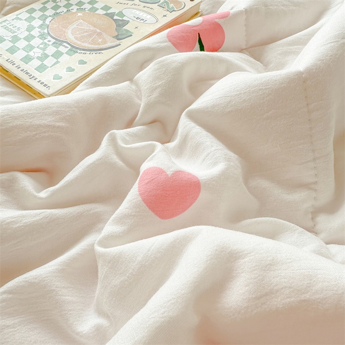 91家纺网 家纺一手货源 找家纺 慕尚家纺  2025春夏新款乳胶凉席水洗棉夏被夏凉被空调被三件套四件套 花儿朵朵