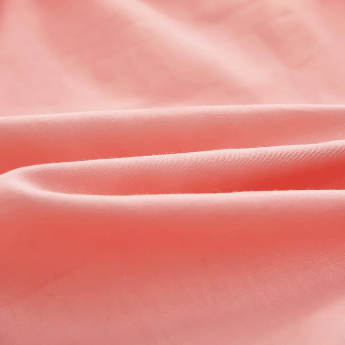 91家纺网 家纺一手货源 找家纺 艾橙家纺 2025新款正宗133x72喷气织造全棉纯棉纯色床笠三件套 少女粉