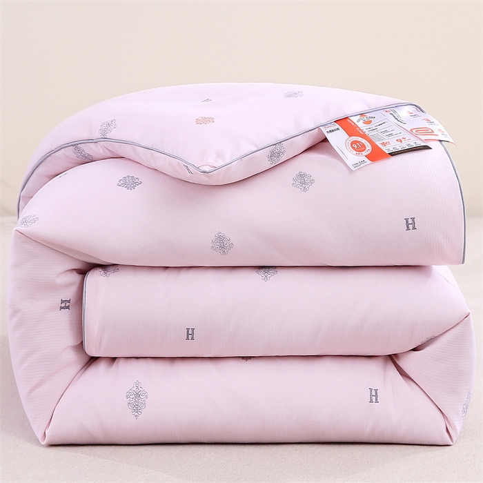 91家纺网 家纺一手货源 找家纺 芭芭棉家纺 2025新款全棉被 H-粉色