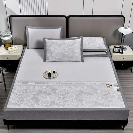 小牛席业 2025新款半定位-PE大提花凉感冰丝席系列 香槟