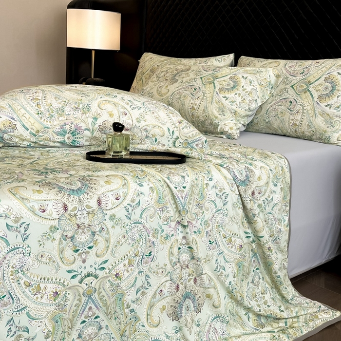 91家纺网 家纺一手货源 找家纺 花满路 2025新款成人夏被 松风