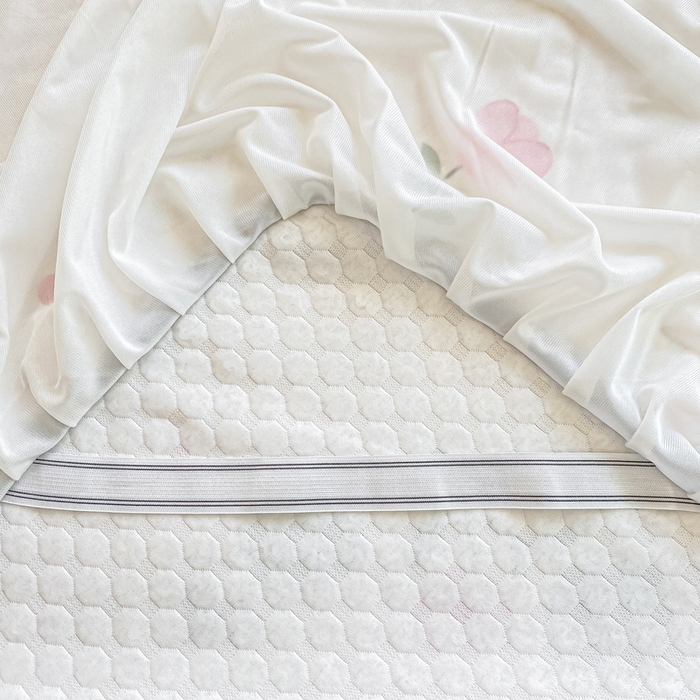 91家纺网 家纺一手货源 找家纺 康纳利2025新款A类冰豆豆床裙款凉席夏被四件套凉感丝空调被送买家秀 花间兔