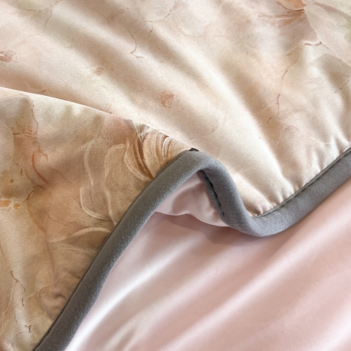 91家纺网 家纺一手货源 找家纺 花满路 2025新款成人夏被 锦绣