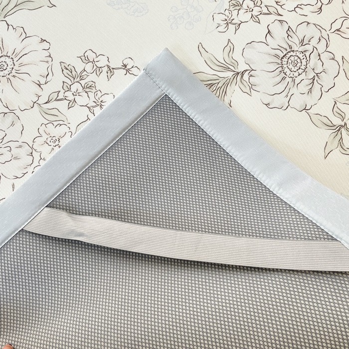 91家纺网 家纺一手货源 找家纺 绒艺席业 2025新款600D冰丝印花数码印花冰藤席赫本风系列 一杯清茶