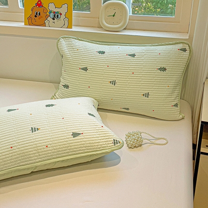 91家纺网 家纺一手货源 找家纺 （总）漫时光 2025新款全棉纯棉新疆棉花夹层单枕套