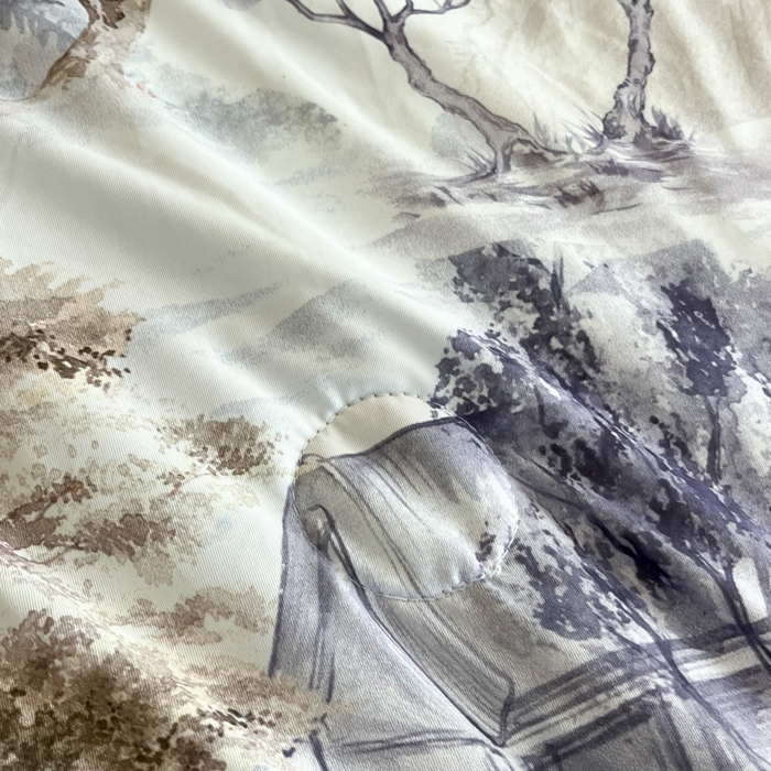 91家纺网 家纺一手货源 找家纺 花满路 2025新款成人夏被 兰亭