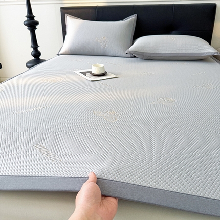 91家纺网 家纺一手货源 找家纺 （总）鑫姿 2025新款A类凉感冰豆豆凉席花漾系列