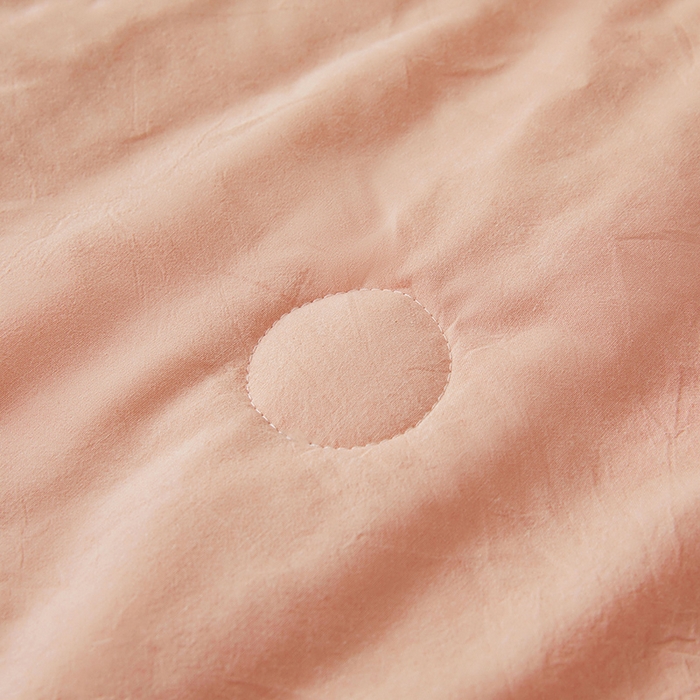 91家纺网 家纺一手货源 找家纺 2025新款无印风纯色100%新疆棉夏被夏凉被空调被棉花夏被棉花被子被芯爆款可机洗（包检测） 新疆棉-粉色