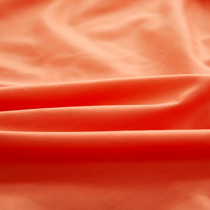 91家纺网 家纺一手货源 找家纺 艾橙家纺 2025新款正宗133x72喷气织造全棉纯棉纯色床笠三件套 桔色