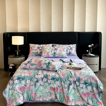 花满路 2025新款成人夏被 碧海