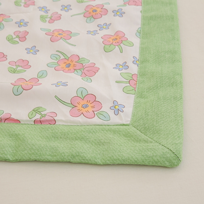 91家纺网 家纺一手货源 找家纺 锦鹭被业 2025新款A类里外全棉印花夏被 春的味道