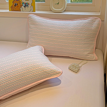 91家纺网 家纺一手货源 找家纺 （总）漫时光 2025新款全棉纯棉新疆棉花夹层单枕套