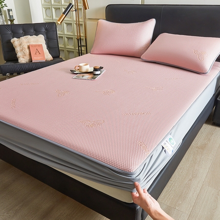 91家纺网 家纺一手货源 找家纺 （总）鑫姿 2025新款A类凉感冰豆豆凉席花漾系列