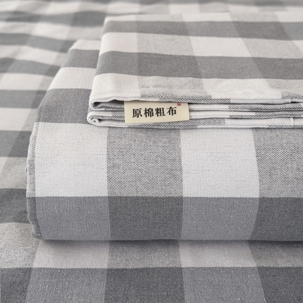 91家纺网 家纺一手货源 找家纺 （总）2025新款全棉色织老粗布单床单