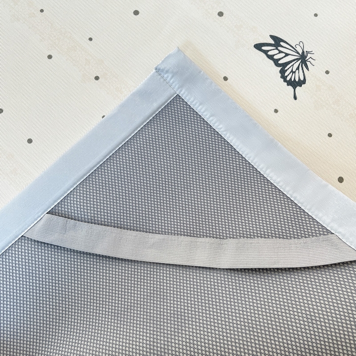 91家纺网 家纺一手货源 找家纺 绒艺席业 2025新款600D冰丝印花数码印花冰藤席赫本风系列 翩翩蝴蝶