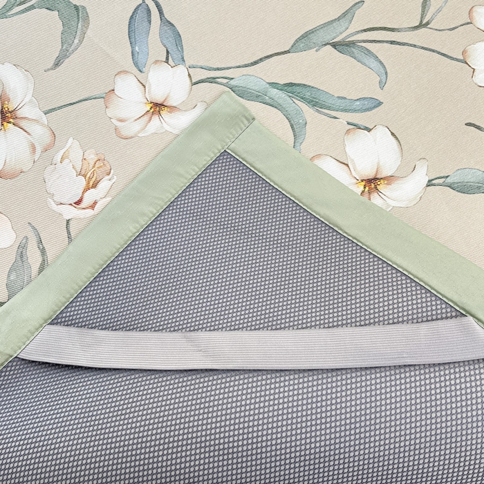 91家纺网 家纺一手货源 找家纺 绒艺席业 2025新款600D冰丝印花数码印花冰藤席赫本风系列 后花园