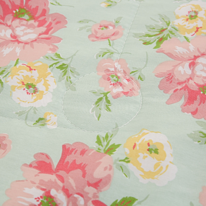 91家纺网 家纺一手货源 找家纺 锦鹭被业 2025新款A类里外全棉印花夏被 花团锦簇