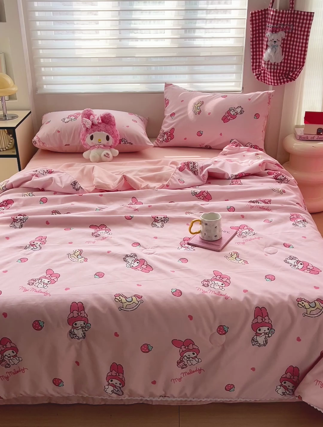 91家纺网 家纺一手货源 找家纺 妖妖家纺2025新款糯糯夏凉被四件套夏凉被空调被 逛逛游乐园