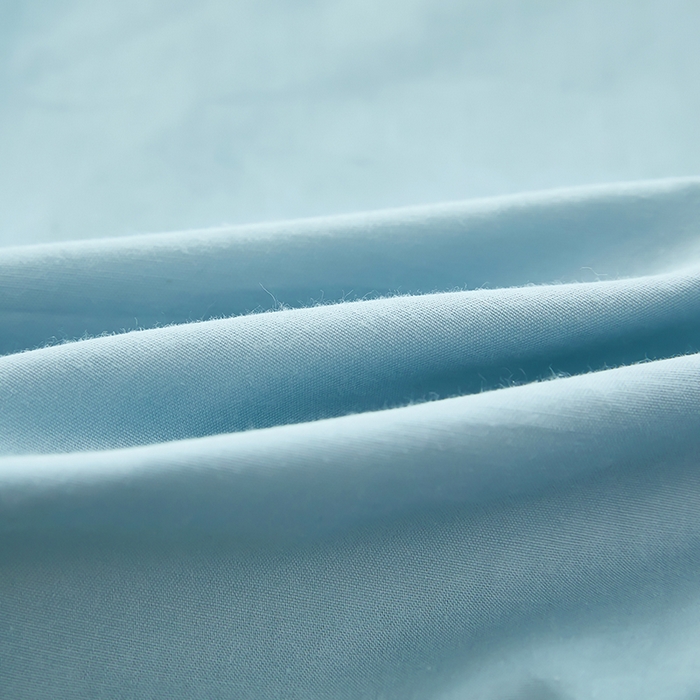 91家纺网 家纺一手货源 找家纺 艾橙家纺 2025新款正宗133x72喷气织造全棉纯棉纯色床笠三件套 梵星蓝