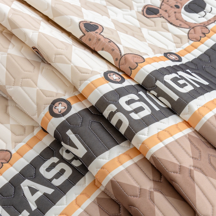 91家纺网 家纺一手货源 找家纺 默忆 2025新款凉感丝印花乳胶凉席 美好时光