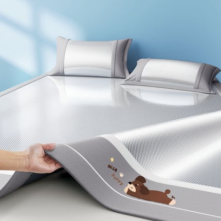 91家纺网 家纺一手货源 找家纺 （总）川悦生活 2025新款纯色凉感冰丝席-大床