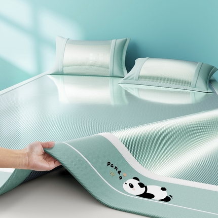 91家纺网 家纺一手货源 找家纺 （总）川悦生活 2025新款纯色凉感冰丝席-大床