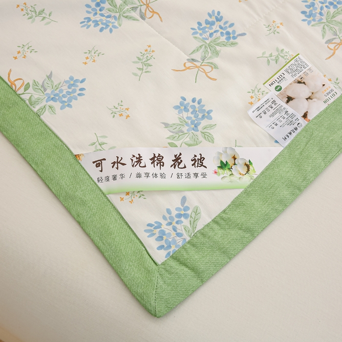 91家纺网 家纺一手货源 找家纺 （总）锦鹭被业 2025新款里外全棉印花棉花夏被纯棉夏凉被空调被棉花被