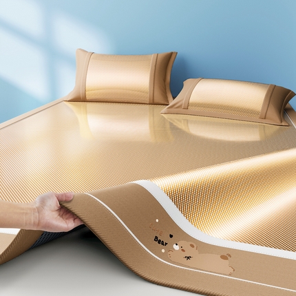 91家纺网 家纺一手货源 找家纺 （总）川悦生活 2025新款纯色凉感冰丝席-大床