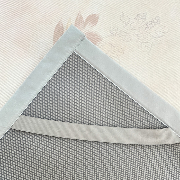 91家纺网 家纺一手货源 找家纺 绒艺席业 2025新款600D冰丝印花数码印花冰藤席赫本风系列 花影晚风