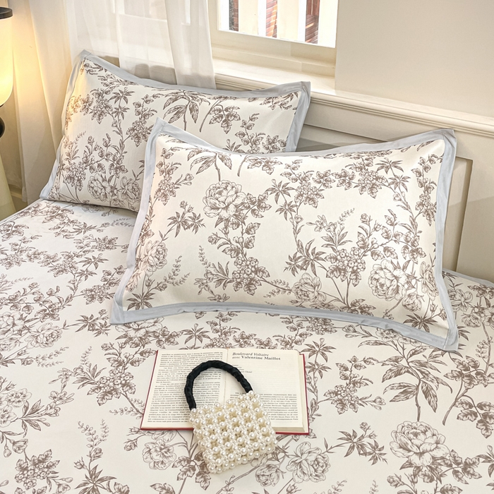 91家纺网 家纺一手货源 找家纺 绒艺席业 2025新款600D冰丝印花数码印花冰藤席赫本风系列 伊甸园