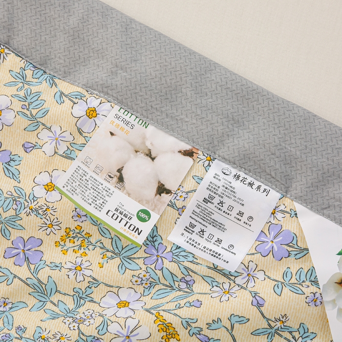 91家纺网 家纺一手货源 找家纺 锦鹭被业 2025新款A类里外全棉印花夏被 清香