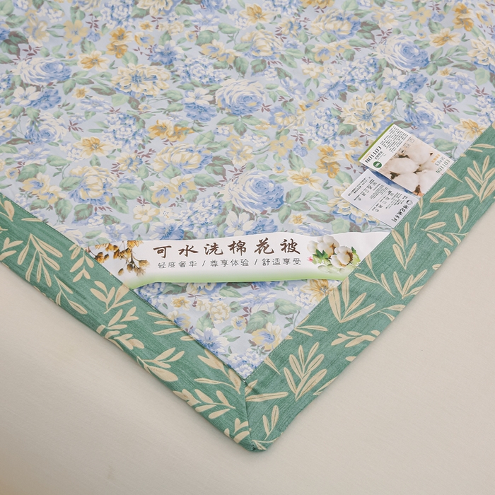 91家纺网 家纺一手货源 找家纺 锦鹭被业 2025新款A类里外全棉印花夏被 漫画