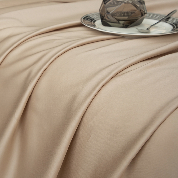 91家纺网 家纺一手货源 找家纺 简宜家居（朝初家纺） 2025新款A棉兰精天丝单床单 柔肌-奶茶