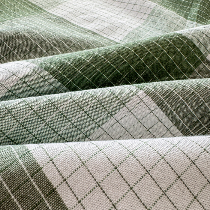 91家纺网 家纺一手货源 找家纺 2025新款全棉色织老粗布单床单 言格