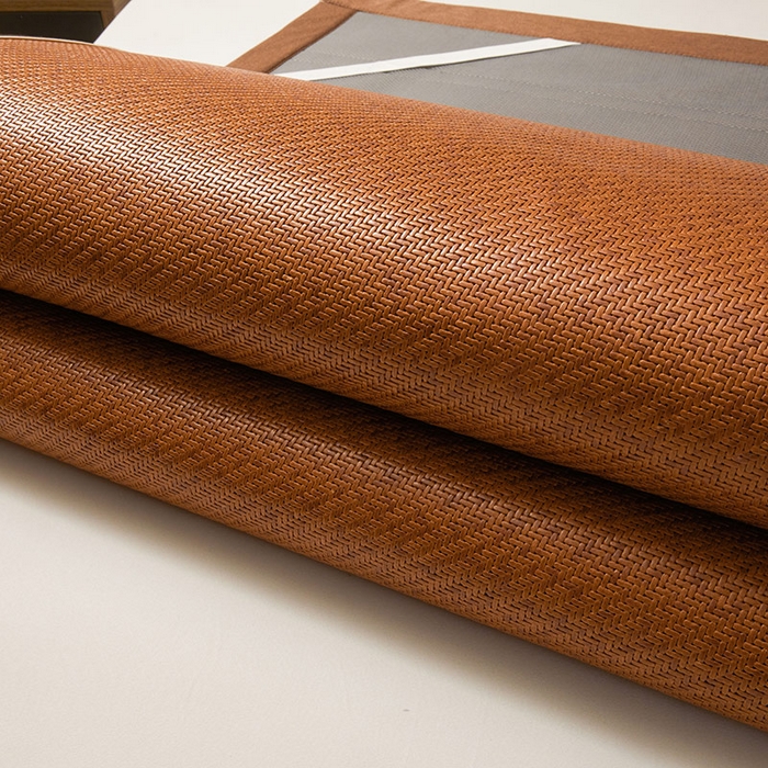 91家纺网 家纺一手货源 找家纺 （总）卡罗兰 2025新款藤席凉席三件套床单床笠黄金藤系列