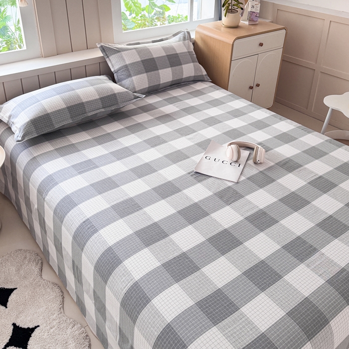 91家纺网 家纺一手货源 找家纺 （总）2025新款全棉色织老粗布单床单