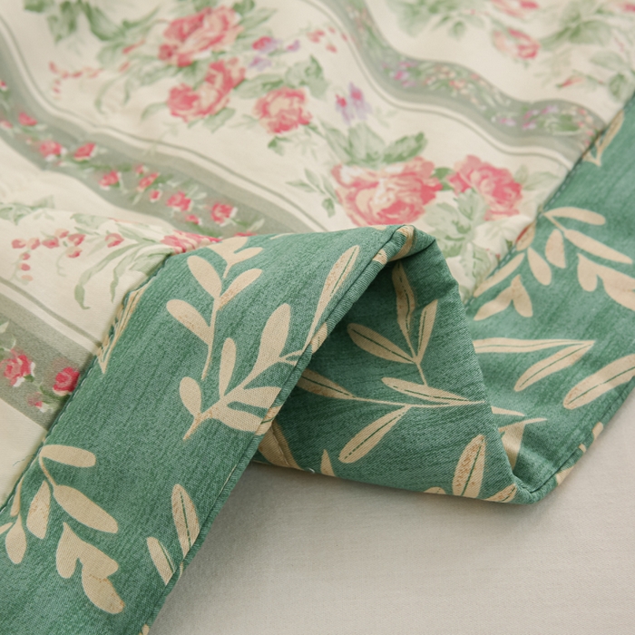 91家纺网 家纺一手货源 找家纺 锦鹭被业 2025新款A类里外全棉印花夏被 栀香海棠