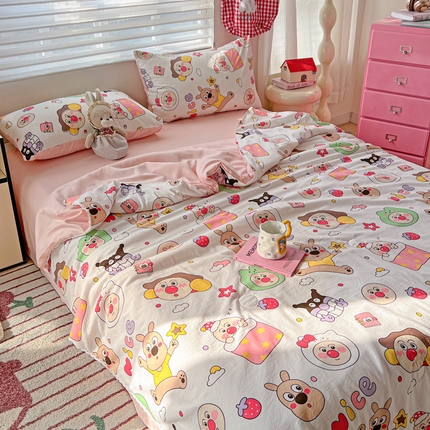 妖妖家纺2025新款糯糯夏凉被四件套夏凉被空调被 幸运星