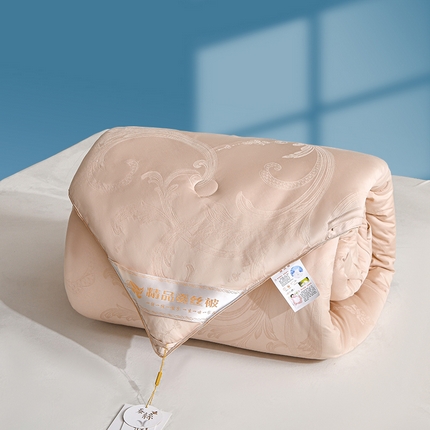 默忆 2025新款纯棉蚕丝被被子被芯 卡其