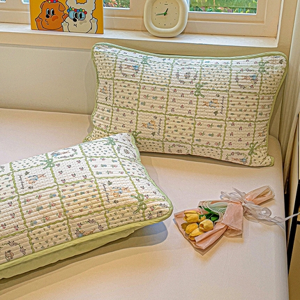 91家纺网 家纺一手货源 找家纺 （总）漫时光 2025新款全棉纯棉新疆棉花夹层单枕套