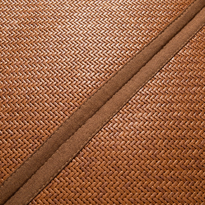 91家纺网 家纺一手货源 找家纺 （总）卡罗兰 2025新款藤席凉席三件套床单床笠黄金藤系列