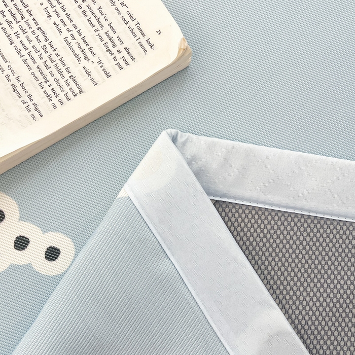 91家纺网 家纺一手货源 找家纺 （总）绒艺席业 2025新款600D冰丝印花数码印花冰藤席卡通小清新系列