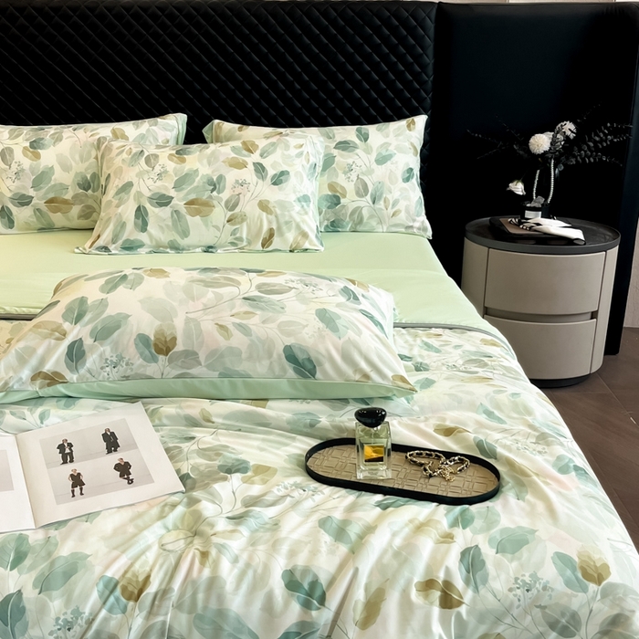 91家纺网 家纺一手货源 找家纺 花满路 2025新款成人夏被 墨染